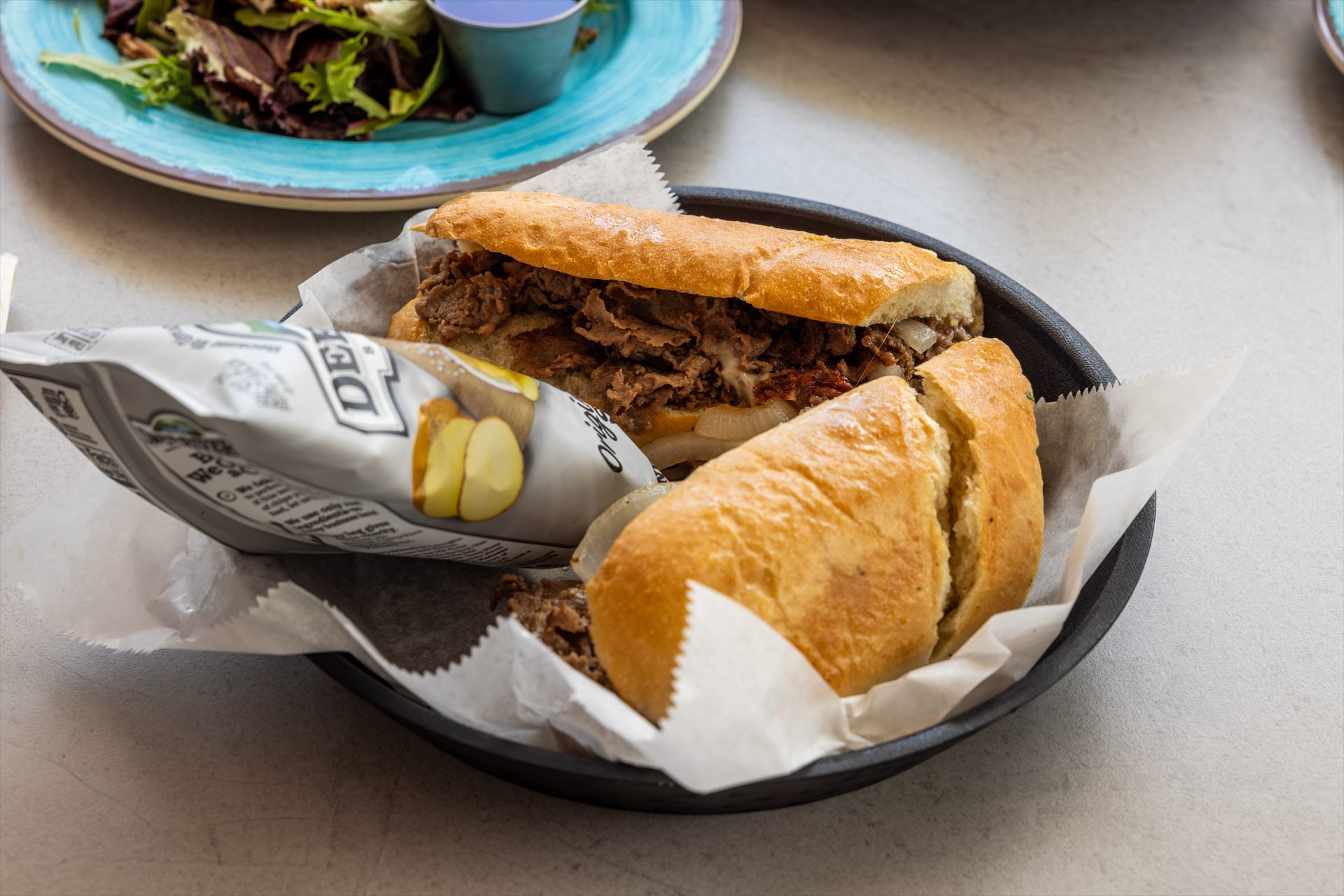 Olde Florida Philly sandwich served at Flip Flops